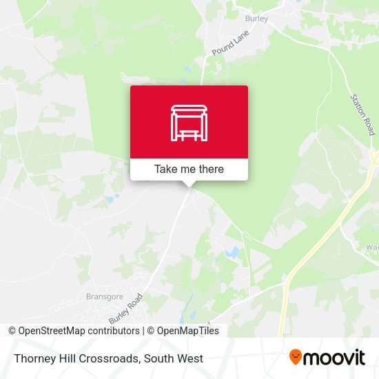 Thorney Hill Crossroads map