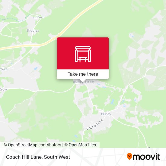 Coach Hill Lane map