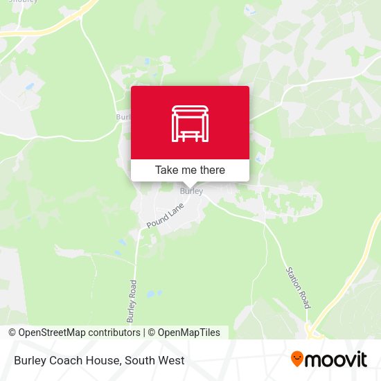 Burley Coach House map
