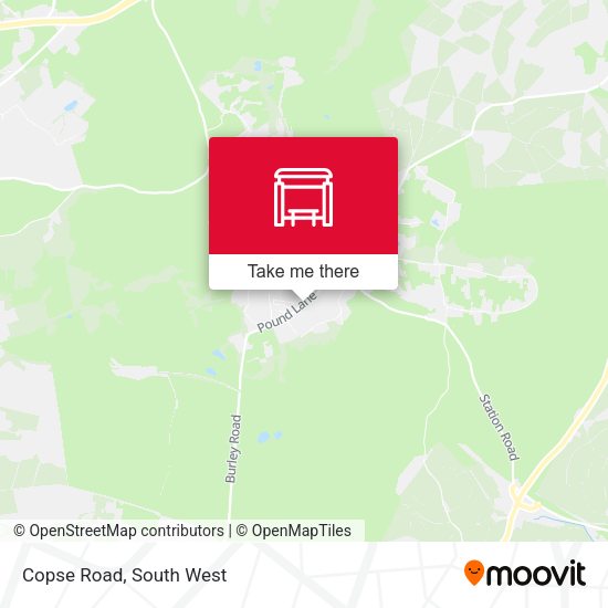 Copse Road map