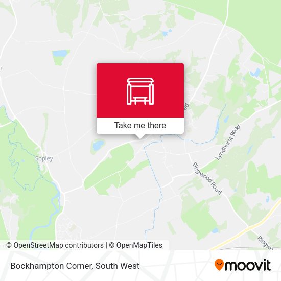 Bockhampton Corner map