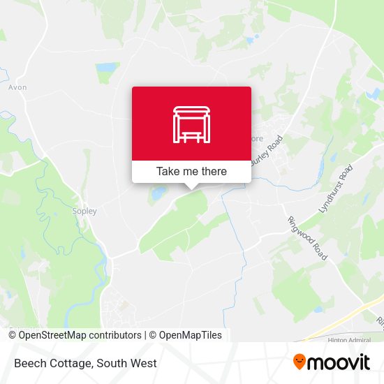 Beech Cottage map