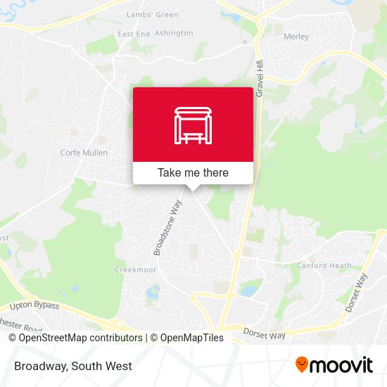 Broadway map