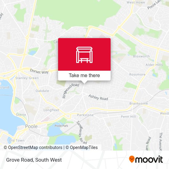 Grove Road map
