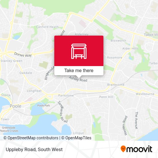 Uppleby Road map
