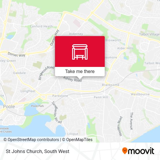 St Johns Church map