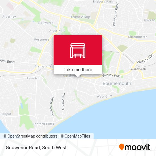 Grosvenor Road map