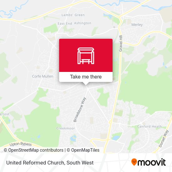 United Reformed Church map