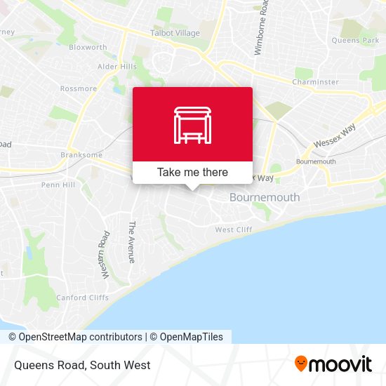 Queens Road map