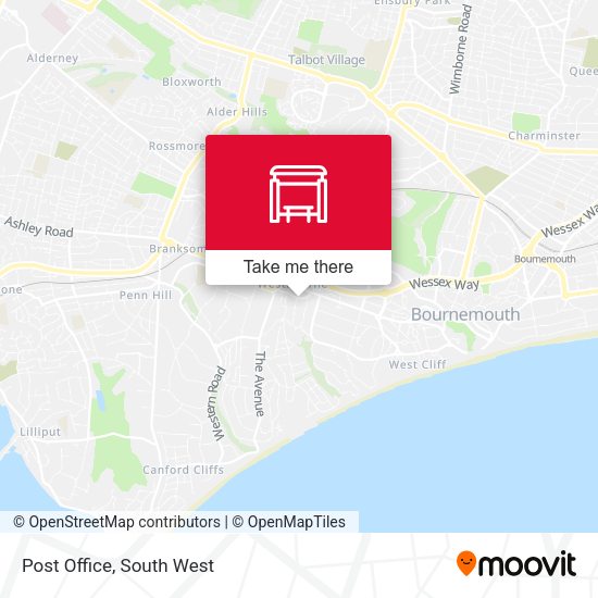 Post Office map