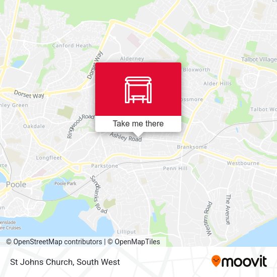 St Johns Church map
