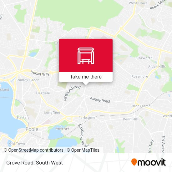 Grove Road map