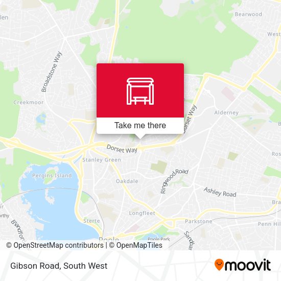 Gibson Road map