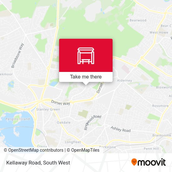 Kellaway Road map