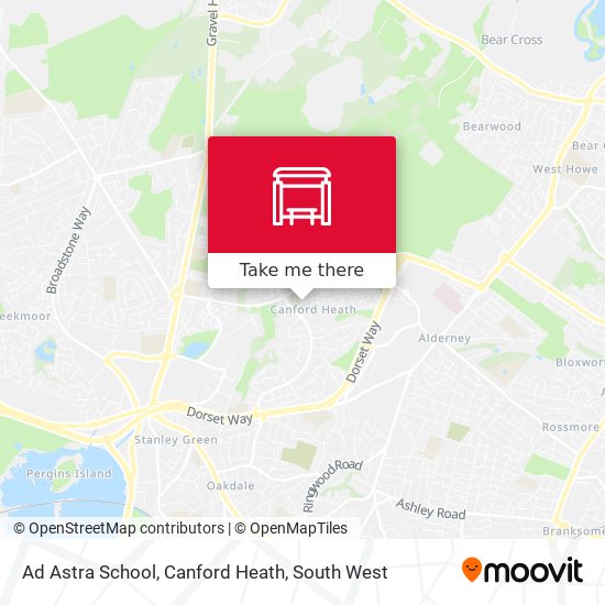 Ad Astra School, Canford Heath map