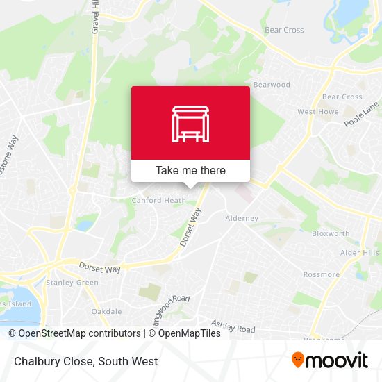 Chalbury Close map