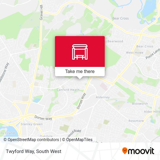 Twyford Way map