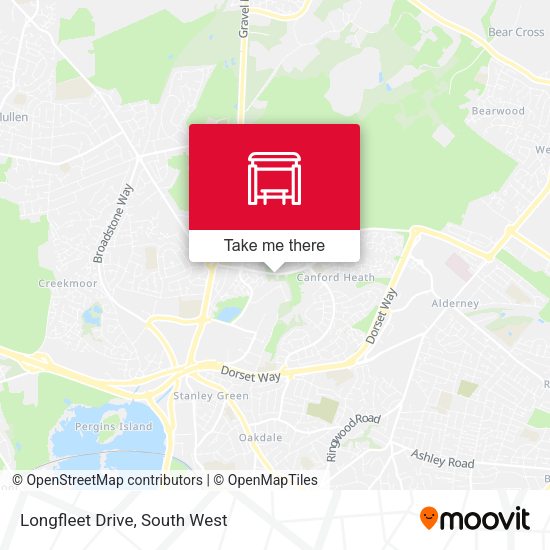 Longfleet Drive map