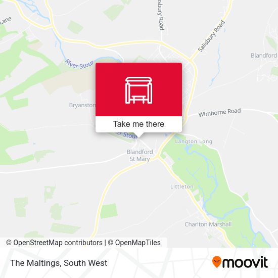 The Maltings map