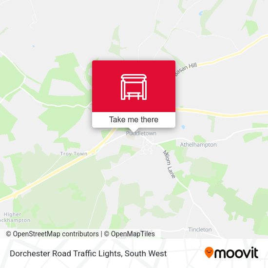 Dorchester Road Traffic Lights map
