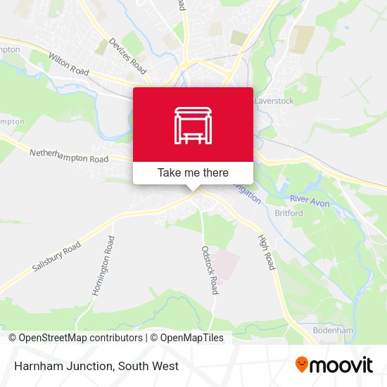 Harnham Junction map