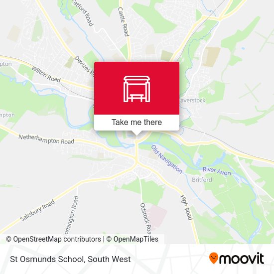St Osmunds School map