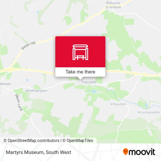 Martyrs Museum map