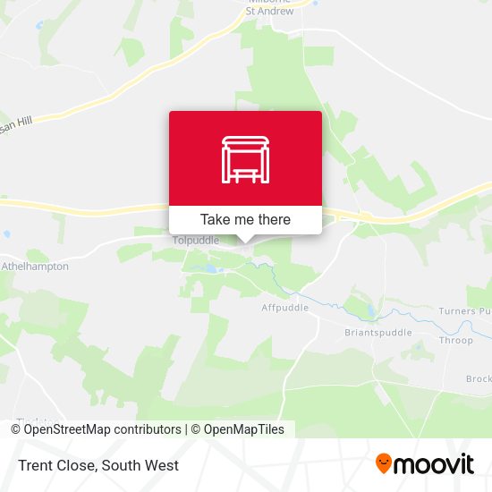 Trent Close map