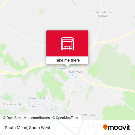 South Mead map
