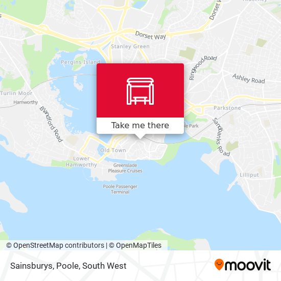 Sainsburys, Poole map