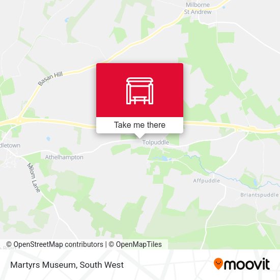 Martyrs Museum map
