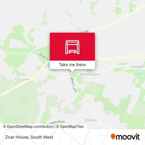 Zoar House map