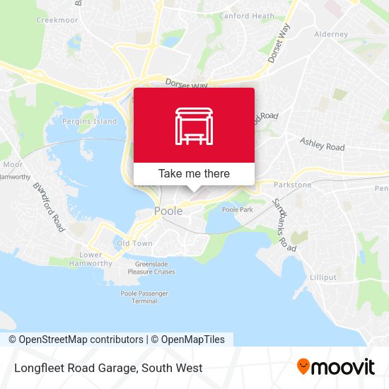Longfleet Road Garage map