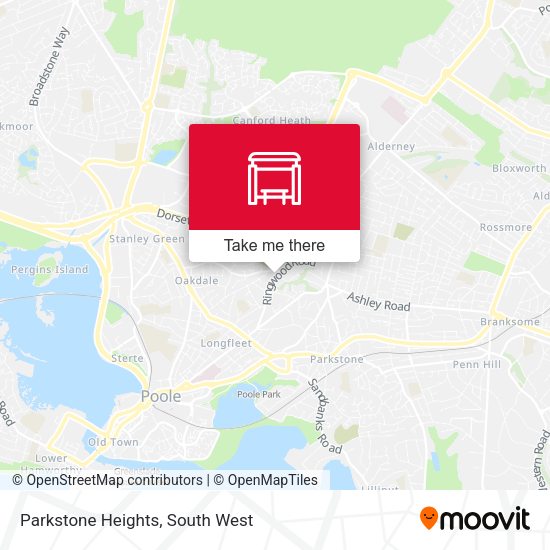 Parkstone Heights map