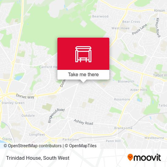 Trinidad House map