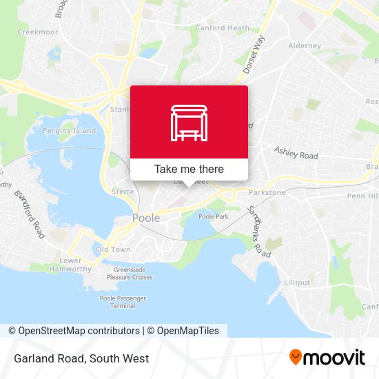 Garland Road map