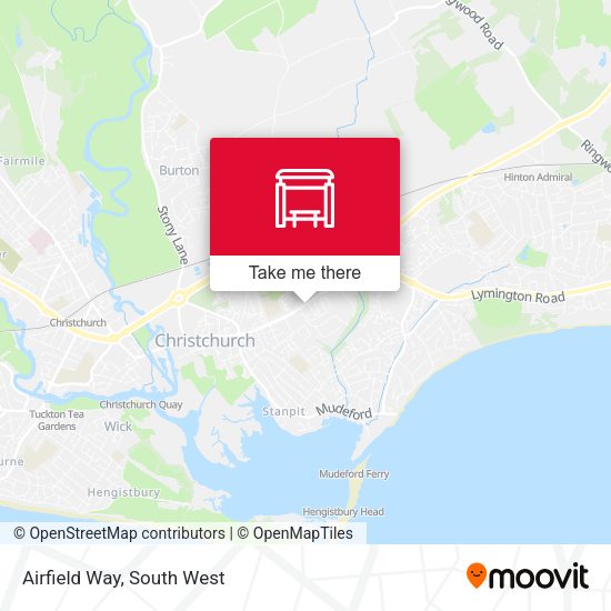 Airfield Way, Somerford map