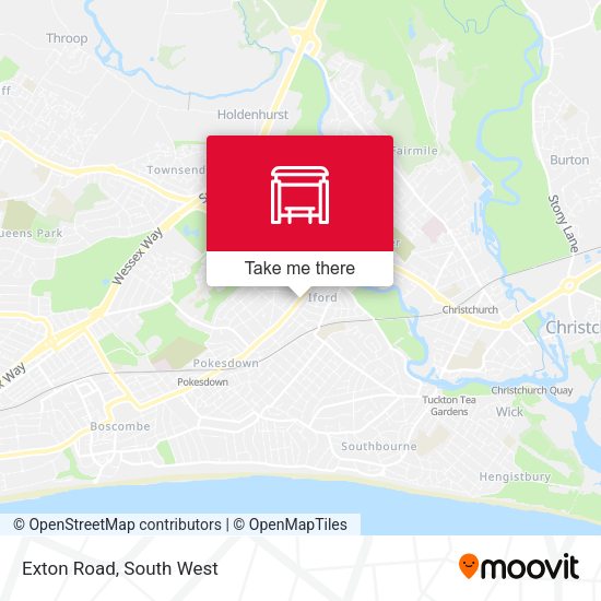 Exton Road map