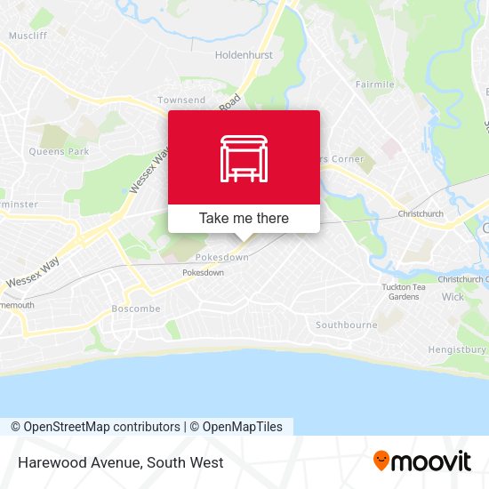 Harewood Avenue map