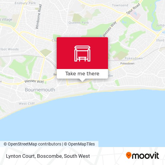 Lynton Court, Boscombe map