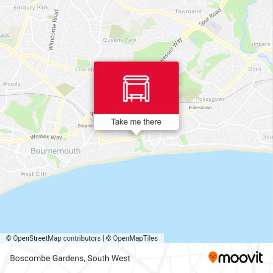 Boscombe Gardens map