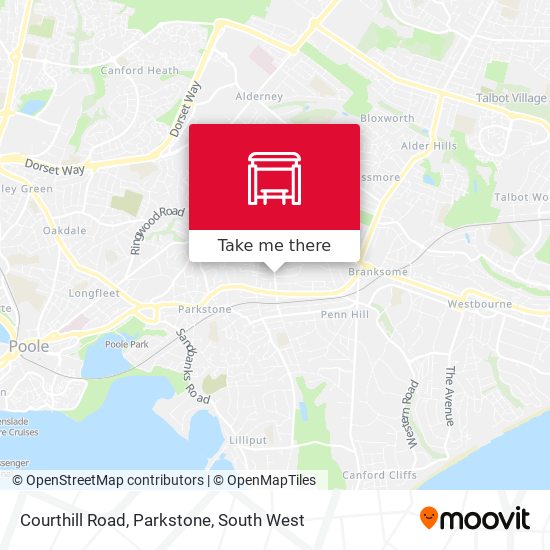 Courthill Road, Parkstone map