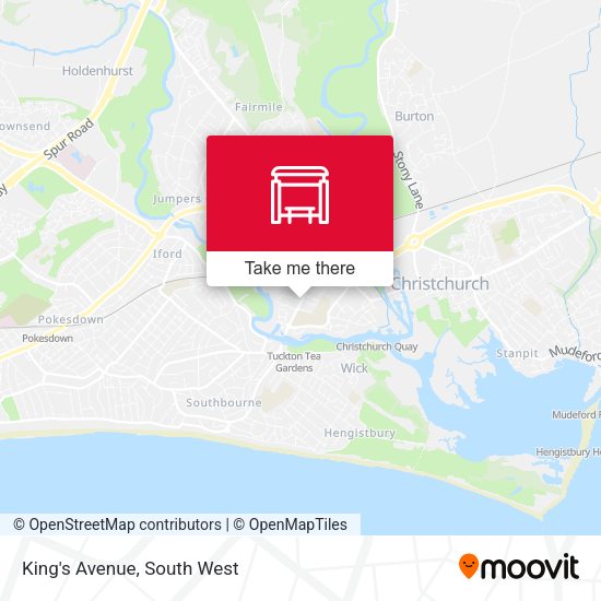 King's Avenue map