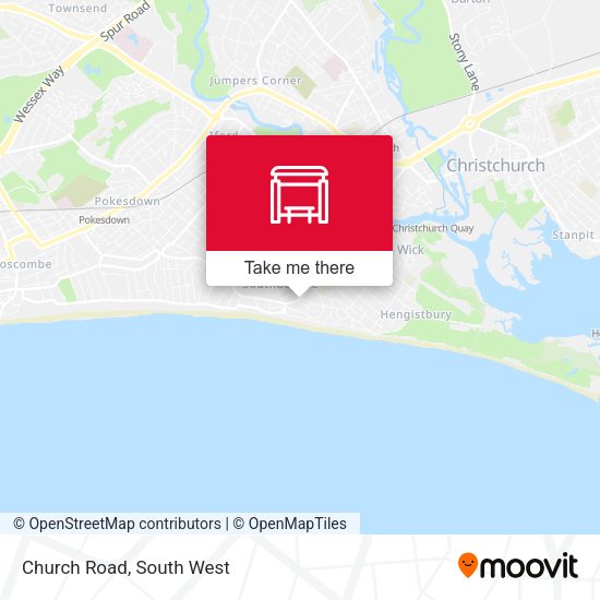 Church Road map