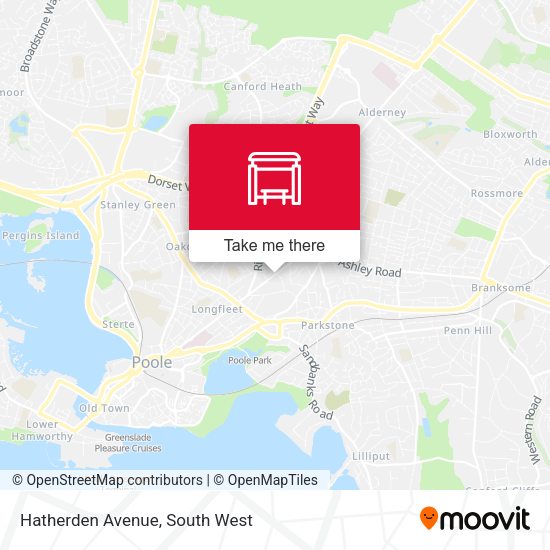 Hatherden Avenue map