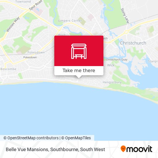 Belle Vue Mansions, Southbourne map