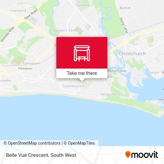 Belle Vue Crescent map