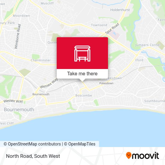 North Road map