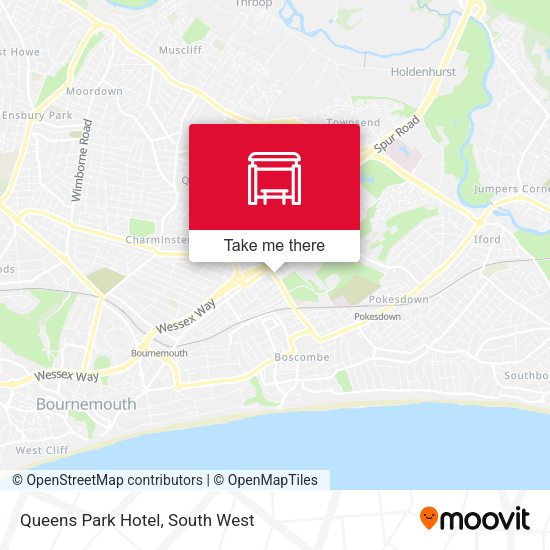Queens Park Hotel map
