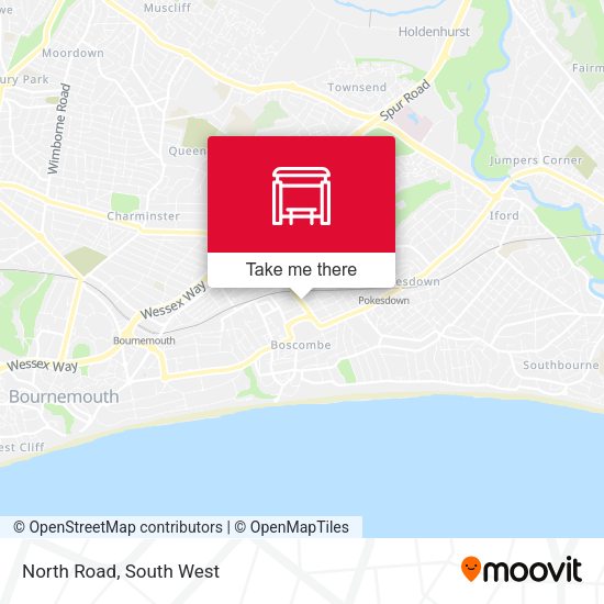 North Road map